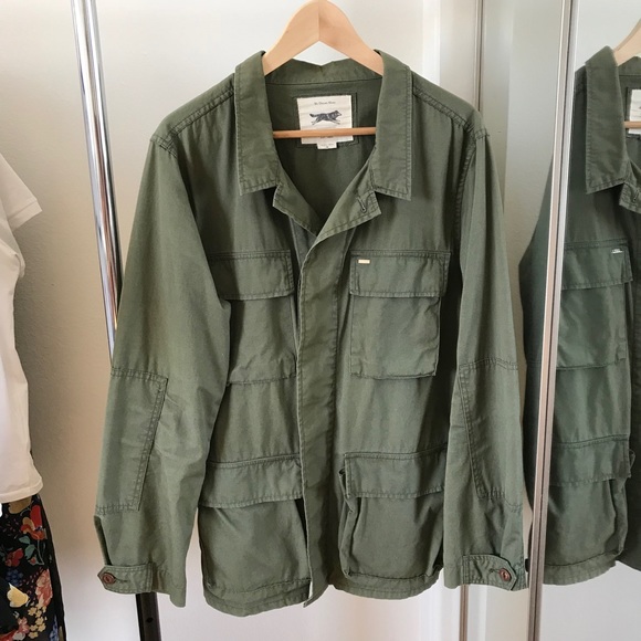 Mens Obey Florentine Military Jacket 